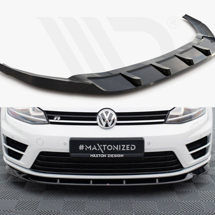 Maxton Design - Front Splitter V.6 Volkswagen Golf R / R-Line Mk7