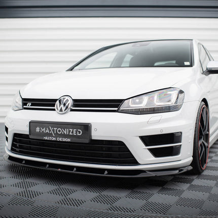 Maxton Design - Front Splitter V.6 Volkswagen Golf R / R-Line Mk7