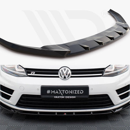 Maxton Design - Front Splitter V.5 Volkswagen Golf R / R-Line Mk7