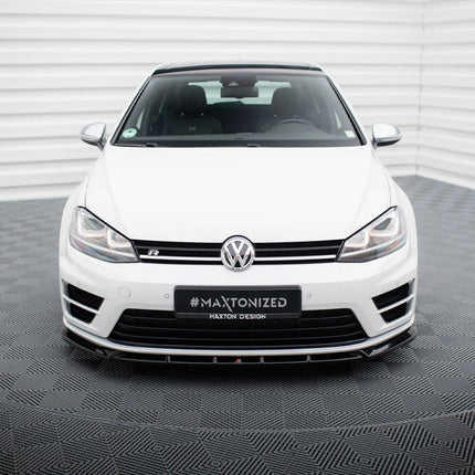 Maxton Design - Front Splitter V.5 Volkswagen Golf R / R-Line Mk7