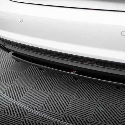 CENTRAL REAR SPLITTER AUDI A7 S-LINE (FACELIFT) (WITH VERTICAL BARS) (2014-2018) - Car Enhancements UK