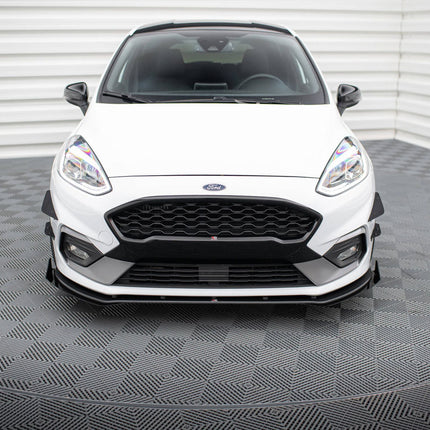 Maxton Design - FRONT SPLITTER V.4 + FLAPS FORD FIESTA ST / ST-LINE MK8/8.5