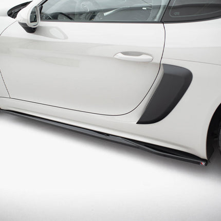 Side Skirts Diffusers Porsche 718 Cayman GTS 982c - Car Enhancements UK