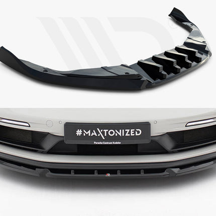 Front Splitter V.2 Porsche 718 Cayman GTS 982c - Car Enhancements UK