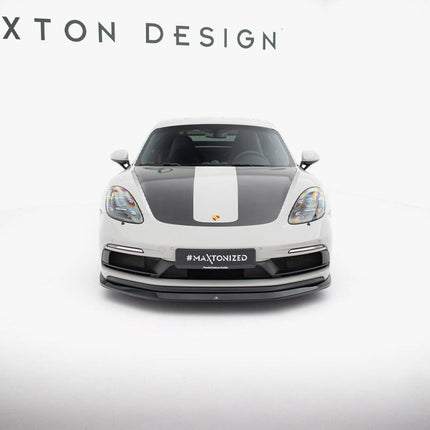 Front Splitter V.1 Porsche 718 Cayman GTS 982c - Car Enhancements UK