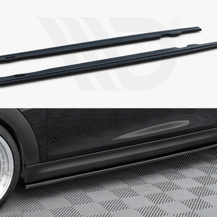 Maxton Design - Side Skirts Diffusers Mini Cooper S Mk3 Preface 3 Door (F56) (2014-2017)