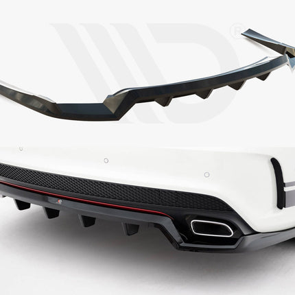 Maxton Design - Rear Splitter (Vertical Bars) Mercedes-Benz CLA AMG-Line C117