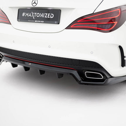 Maxton Design - Rear Splitter (Vertical Bars) Mercedes-Benz CLA AMG-Line C117