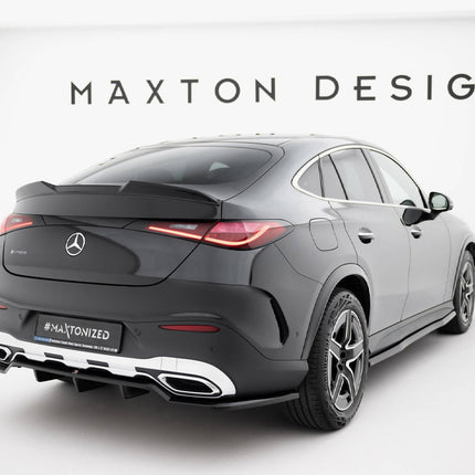 Maxton Design - Rear Splitter (Vertical Bars) Mercedes-Benz GLC Coupe AMG-Line C254