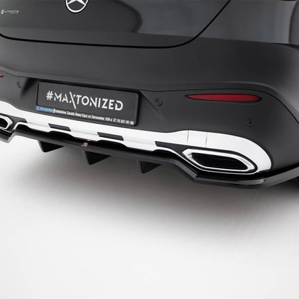 Maxton Design - Rear Splitter (Vertical Bars) Mercedes-Benz GLC Coupe AMG-Line C254