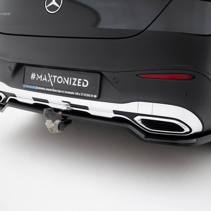 Maxton Design - Rear Splitter (Vertical Bars) Mercedes-Benz GLC Coupe AMG-Line C254