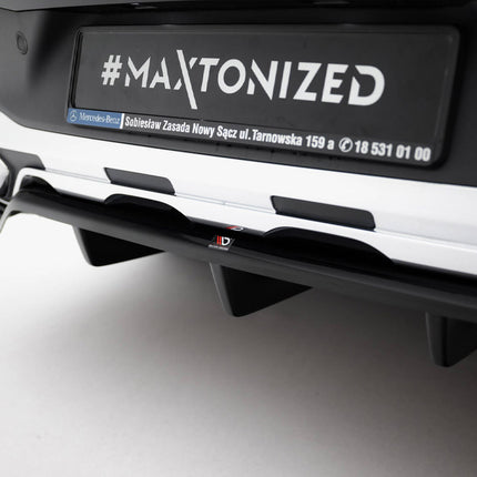 Maxton Design - Rear Splitter (Vertical Bars) Mercedes-Benz GLC Coupe AMG-Line C254