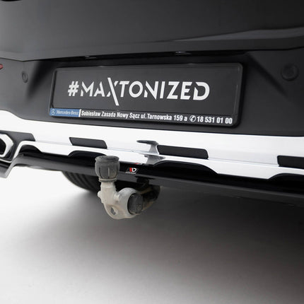 Maxton Design - Rear Splitter (Vertical Bars) Mercedes-Benz GLC Coupe AMG-Line C254