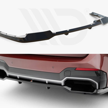 Maxton Design - Rear Splitter (Vertical Bars) BMW iX3 M-Pack G08 Facelift