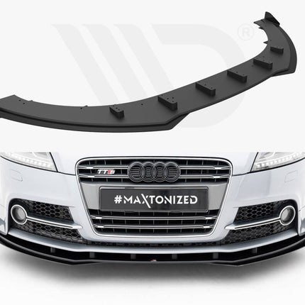 Maxton Design - Street PRO Front Splitter + Flaps Audi TT S / TT S-Line 8J Facelift