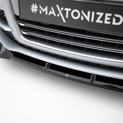 Maxton Design - Front Splitter V.3 Audi TT S / TT S-Line 8J Facelift