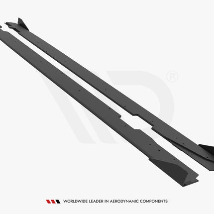 Street PRO Side Skirts Diffusers + Flaps Audi A5 Sportback F5 / B9 Facelift