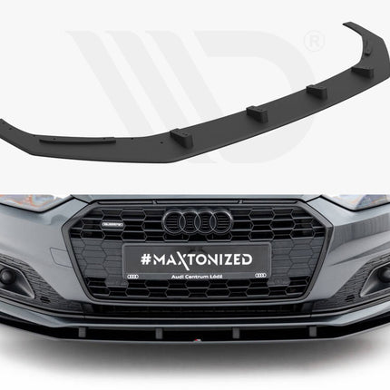 Maxton Design - Street PRO Front Splitter Audi A5 F5 / B9 Facelift