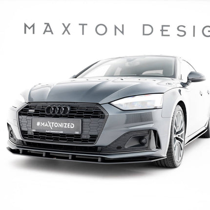 Maxton Design - Street PRO Front Splitter Audi A5 F5 / B9 Facelift