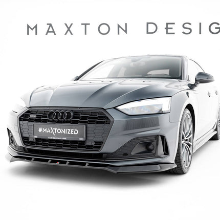 Maxton Design - Front Splitter V.2 Audi A5 F5 / B9 Facelift