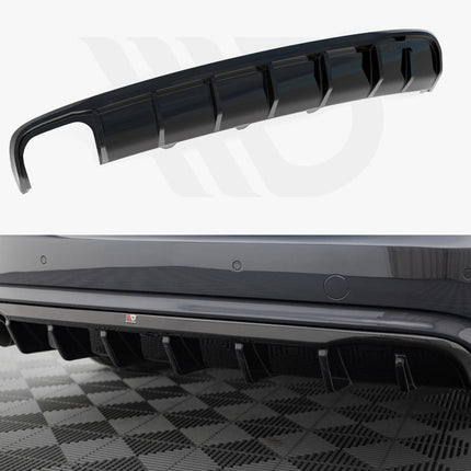 Maxton Design - Rear Valance Audi A4 B8 Facelift (Single side dual exhaust version)