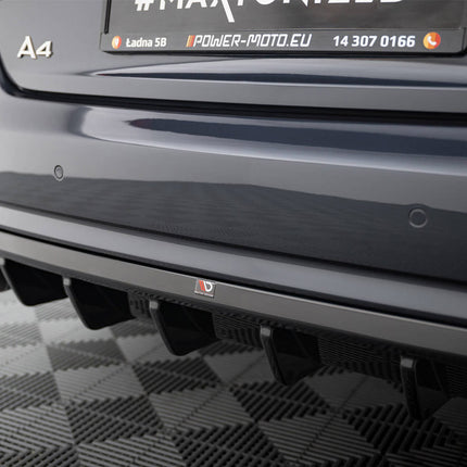 Maxton Design - Rear Valance Audi A4 B8 Facelift (Version with dual exhausts on both sides)