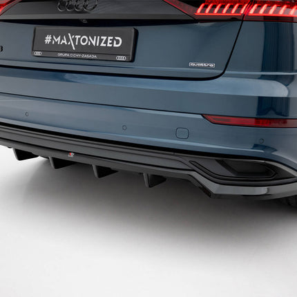 Maxton Design - Rear Splitter (Vertical Bars) Audi Q8 Mk1