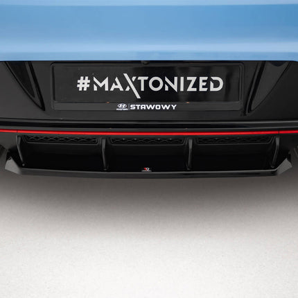 Maxton Design - Central Rear Splitter Hyundai Veloster N Mk2