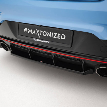 Maxton Design - Central Rear Splitter Hyundai Veloster N Mk2