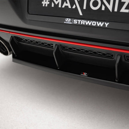 Maxton Design - Central Rear Splitter Hyundai Veloster N Mk2