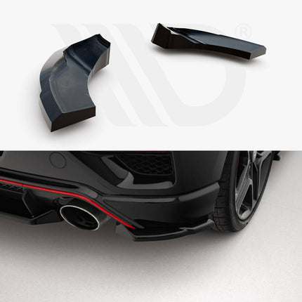 Maxton Design - Rear Side Splitters Hyundai Veloster N Mk2