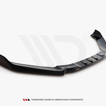 Maxton Design - Front Splitter V.2 Hyundai Veloster N Mk2