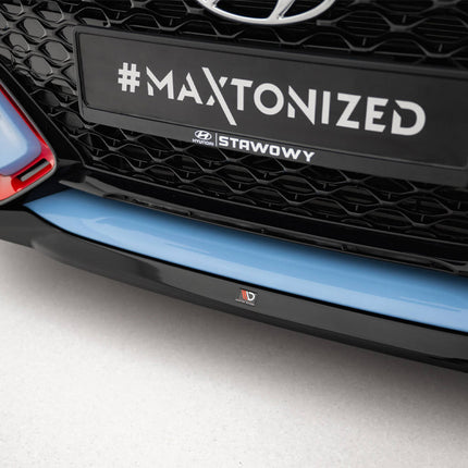 Maxton Design - Front Splitter V.1 Hyundai Veloster N Mk2