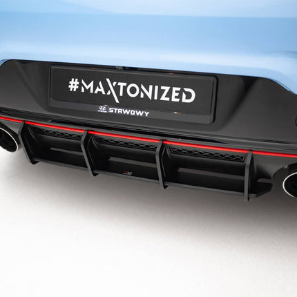 Maxton Design - Street PRO Rear Diffuser Hyundai Veloster N Mk2