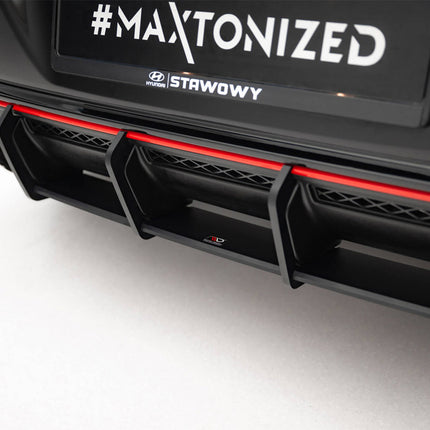 Maxton Design - Street PRO Rear Diffuser Hyundai Veloster N Mk2