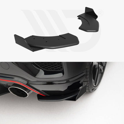 Street Pro Rear Side Splitters + Flaps Hyundai Veloster N Mk2