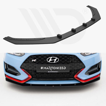 Maxton Design - Street PRO Front Splitter Hyundai Veloster N Mk2