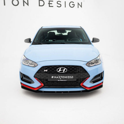 Maxton Design - Street PRO Front Splitter Hyundai Veloster N Mk2