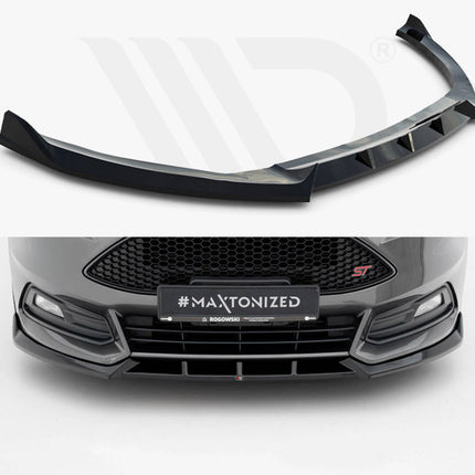 Maxton Design - Front Splitter V.6 Ford Focus ST Mk3 Facelift