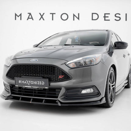 Maxton Design - Front Splitter V.6 Ford Focus ST Mk3 Facelift