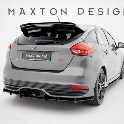 Maxton Design - Street PRO Rear Diffuser Ford Focus ST Mk3 Facelift