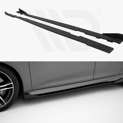 Maxton Design - Street PRO Side Skirts Diffusers + Flaps Ford Focus ST Mk3