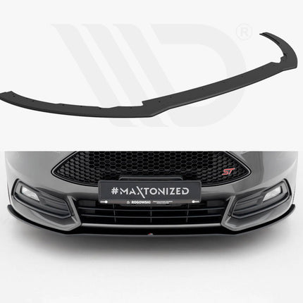 Maxton Design - Street PRO Front Splitter Ford Focus ST Mk3 Facelift