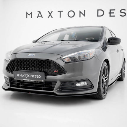 Maxton Design - Street PRO Front Splitter Ford Focus ST Mk3 Facelift