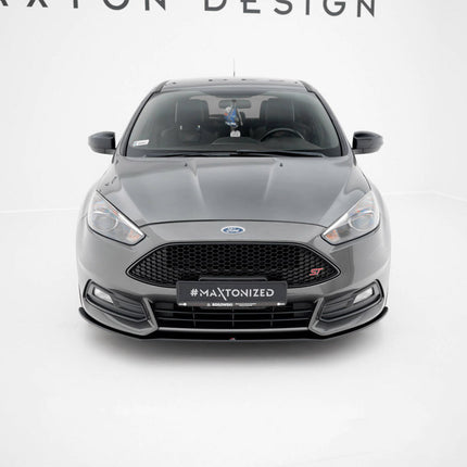 Maxton Design - Street PRO Front Splitter Ford Focus ST Mk3 Facelift