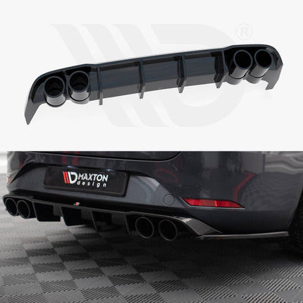 Maxton Design - Rear Valance + Exhaust Ends Imitation Seat Leon ST FR Mk4