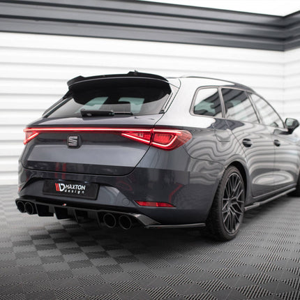 Maxton Design - Rear Valance + Exhaust Ends Imitation Seat Leon ST FR Mk4