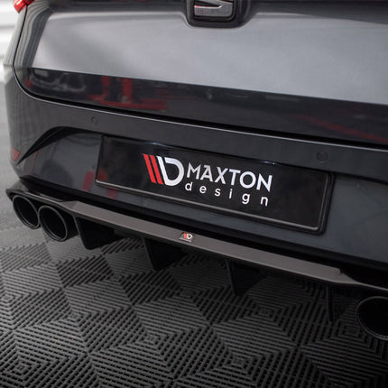 Maxton Design - Rear Valance + Exhaust Ends Imitation Seat Leon ST FR Mk4