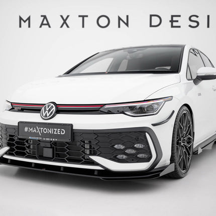 Maxton Design - Front Flaps Volkswagen Golf GTI / GTE / R-Line Mk8 Facelift