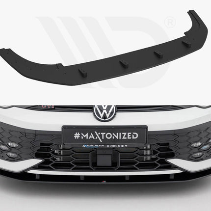 Maxton Design - Street PRO Front Splitter Volkswagen Golf GTI / GTE / R-Line Mk8 Facelift